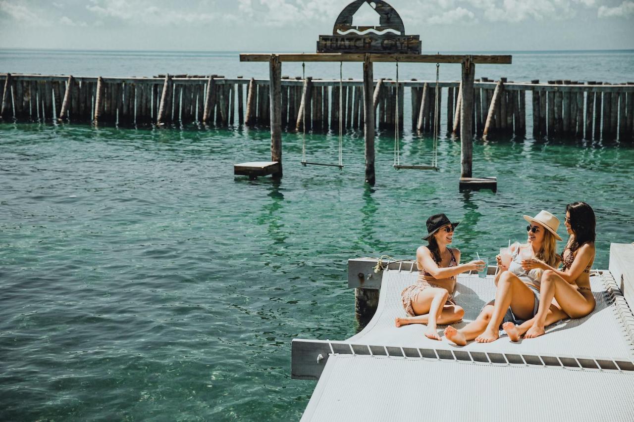 Thatch Caye Resort A Muy'Ono Resort Hopkins Bagian luar foto