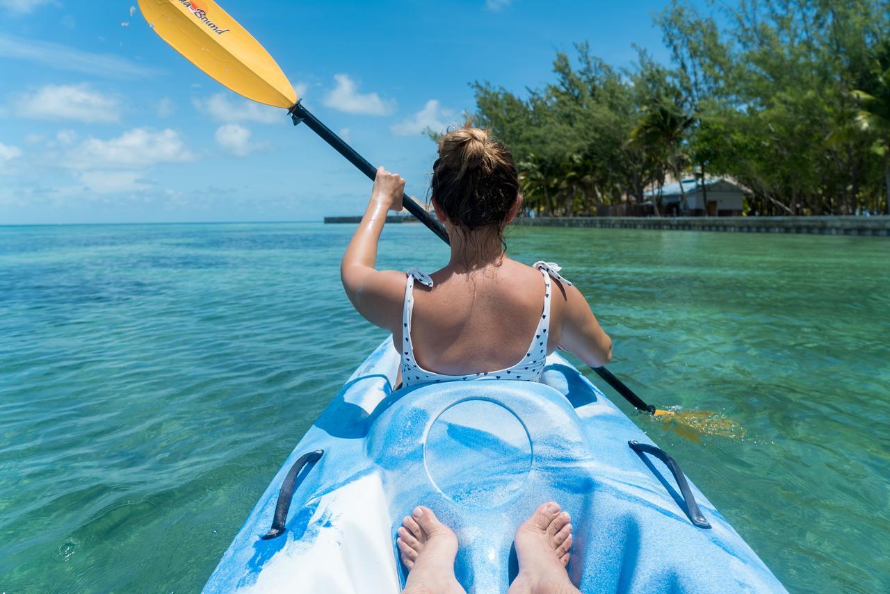Thatch Caye Resort A Muy'Ono Resort Hopkins Bagian luar foto