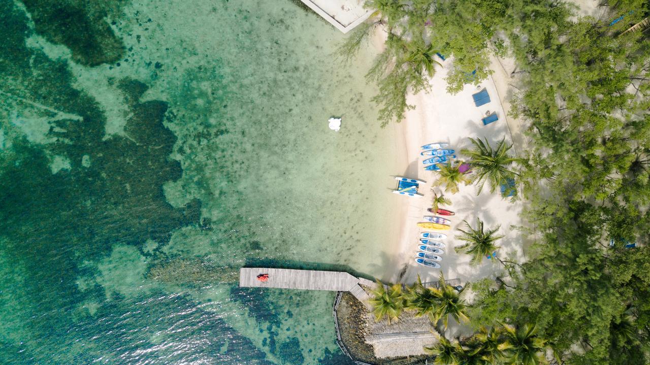 Thatch Caye Resort A Muy'Ono Resort Hopkins Bagian luar foto